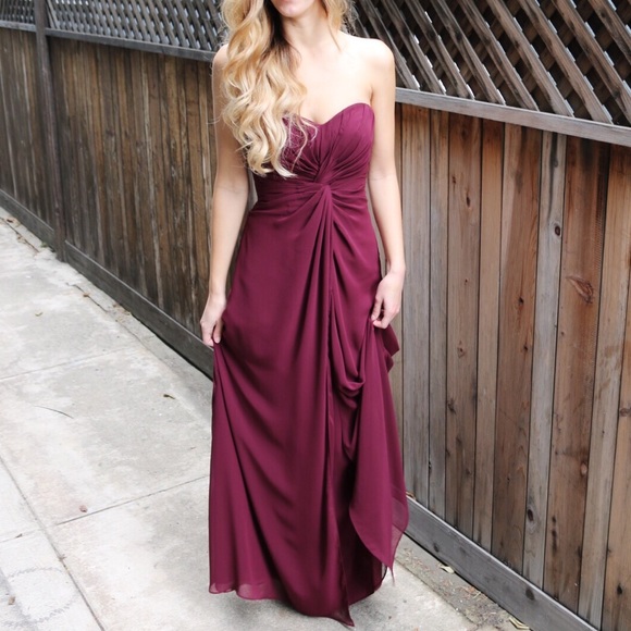 Dresses & Skirts - burgundy gown